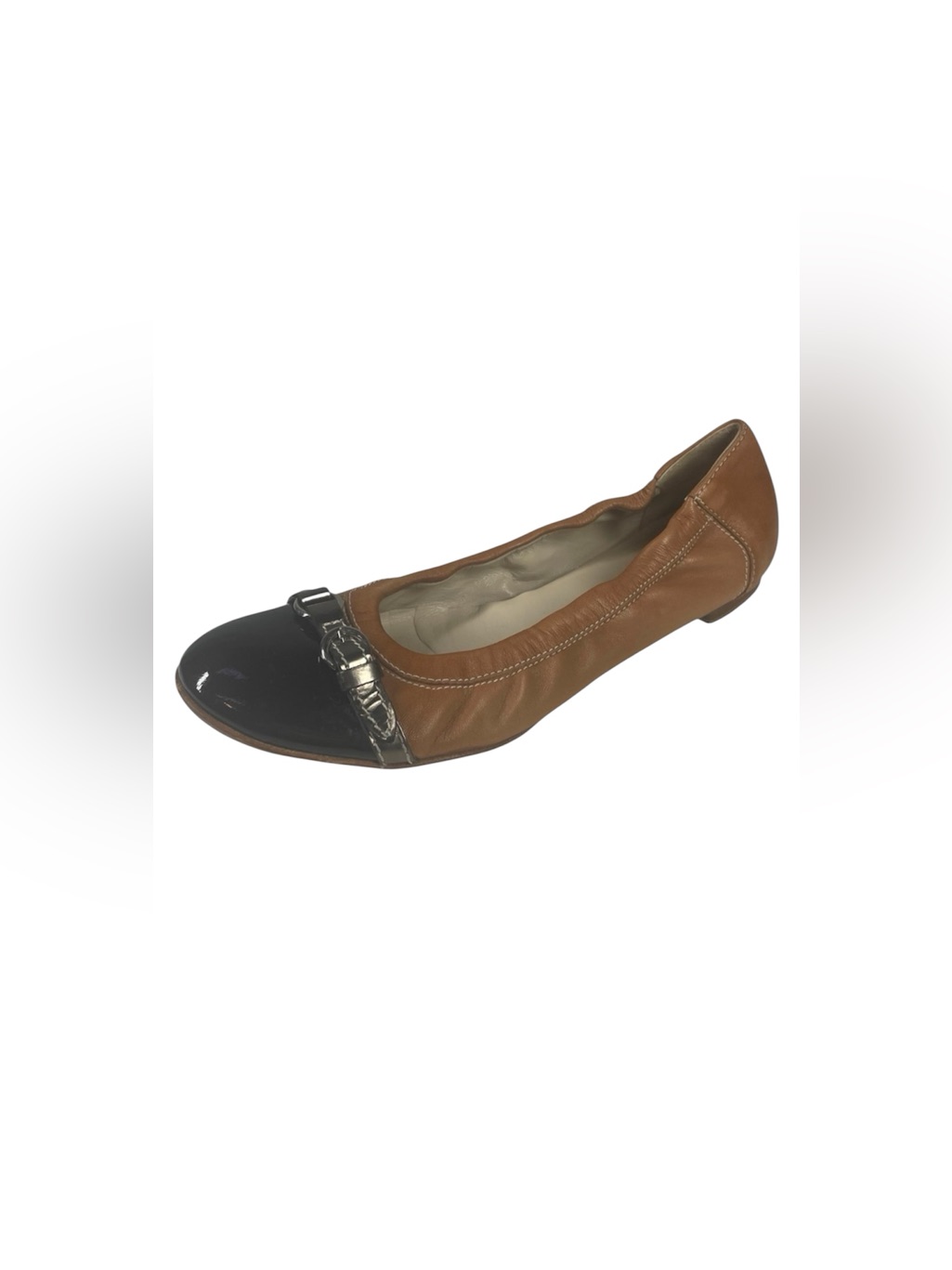 Agl Attilio Giusti Leombruni Monika Cap Toe Ballet Flats 40 Us 10 Leather Shoes